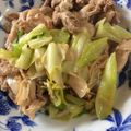 もっくりりん's cooksnap of when they made 豚キャベツ長ねぎのピリ辛いため.