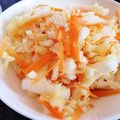 はに333's cooksnap of when they made にんじんと白菜＜酢のもの＞.