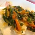 かわいいララちゃん's cooksnap of when they made 中華風ニラあんかけ☆豆腐ステーキ.