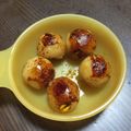 coco1981's cooksnap of when they made 醤油が香るコーン入り団子.
