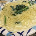 renabhy's cooksnap of when they made 簡単☆カルボナーラのスープスパゲティー.
