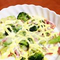 まちゃみ1225's cooksnap of when they made 簡単お弁当✿鮭とブロッコリーのチーズ焼き.