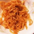 yomoaya's cooksnap of when they made さきいかのコチュジャン和え오징어채무침.
