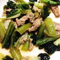 おかちめんこ111's cooksnap of when they made 雪菜の簡単炒め物♪.