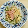 amjkao's cooksnap of when they made きゅうりとハムの春雨サラダ.