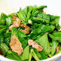 chakami's cooksnap of when they made 豚肉と小松菜炒め.