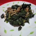 ちゃ～り～'s cooksnap of when they made ほうれん草と豚肉の豆板醤炒め.