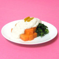 かおり♥'s cooksnap of when they made 春菊と金時人参の白和えソース.