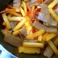雨好き's cooksnap of when they made 大根とこんにゃくの豆板醤きんぴら風炒め.