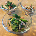 桃と豆's cooksnap of when they made ★隠し味は焼肉たれ★ほうれん草お浸し.