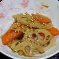 やじやじさん's cooksnap of when they made さくさく蓮根のきんぴら.