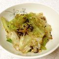 yummysunny's cooksnap of when they made キャベツの錦松梅あえ♪.