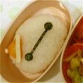 みんうさ's cooksnap of when they made クリスマスベイマックスサンタキャラ弁.