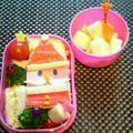 ☆ハイジちゃん☆'s cooksnap of when they made クリスマスにいかが？サンタのサンドイッチ.