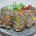 waiwai445's cooksnap of when they made フライパンでコロコロ♡簡単ミートローフ.