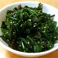 ドルフィンサーモン's cooksnap of when they made ♪簡単♪青菜ののりいっぱいナムル.