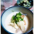 ＴＯＭＯＷＡＴ's cooksnap of when they made 我が家の塩鮭の粕汁☆味噌風味☆.