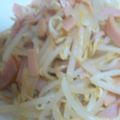 さあやひより's cooksnap of when they made もやしとハムの辛子醤油和え.