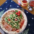 オペラゴースト's cooksnap of when they made クリスマスに☆ツリーピザ.