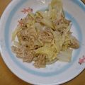 奈央加奈's cooksnap of when they made 白だしで☆豚キャベツの白ダレ炒め☆.