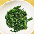 まんぞくさん's cooksnap of when they made 二束ペロリ！ニラのごまみそあえ.