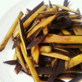 nnnami's cooksnap of when they made ♪さつまいの皮できんぴら～♪.