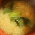 TYSK's cooksnap of when they made なんかいい薫り♥青梗菜とエノキのお味噌汁.