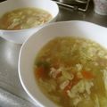 ピーチ♡チョコレート's cooksnap of when they made 冷蔵庫の残り野菜で卵スープ.