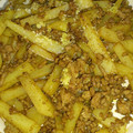 ぽん☆ちょこ's cooksnap of when they made せん切りじゃがいもとひき肉のカレー炒め.