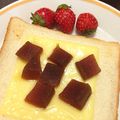 とろけい's cooksnap of when they made ＊奈良漬けチーズのっけトースト＊.