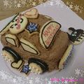 みーママ♡♡♡'s cooksnap of when they made アンパンマンと仲間たちの★くるまケーキ.