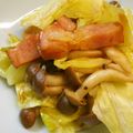shimaru's cooksnap of when they made キャベツとベーコンのバター醤油炒め.