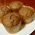 ayakapo's cooksnap of when they made 簡単チョコバナナマフィン☆ＨＭ使用♪.
