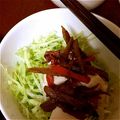 ドニオ's cooksnap of when they made リメイク☆きんぴらごぼうと豆腐のサラダ.