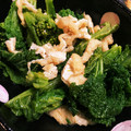 ＬＯＶＥＤＯＧＳ's cooksnap of when they made 菜の花と油揚げのさっと煮.