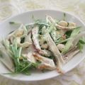 miyuki12's cooksnap of when they made 水菜de簡単マヨサラダ.