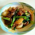 shanlong's cooksnap of when they made 塩麹さんで★カブと豚肉の甘辛炒め.