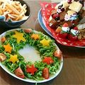 ★shinon's cooksnap of when they made クリスマスリースのサラダ☆.