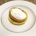 YoginiK's cooksnap of when they made エックベネディクトに！簡単ポーチドエッグ.
