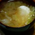 個覧夢's cooksnap of when they made ＊白菜と卵の味噌汁＊.