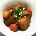 sofami's cooksnap of when they made 簡単！牛スジの土手鍋♪こんにゃくと大根入.