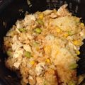 hakobetet's cooksnap of when they made 炊飯器で簡単チキンライス.