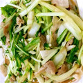 standardk's cooksnap of when they made 塩もみ白菜と豚肉の炒め物.