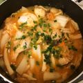 hachika♡'s cooksnap of when they made 旨辛！タラと大根のキムチ煮.