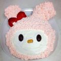 ダフィカ's cooksnap of when they made マイメロケーキ.