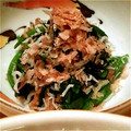 kazu3838's cooksnap of when they made 梅としらすとほうれん草のサッパリお浸し.