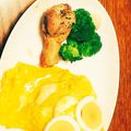 ぽぽぽっくん's cooksnap of when they made 炊飯器⭐しっとりハーブチキン⭐X'mas.