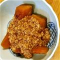 リリウオカラニ's cooksnap of when they made かぼちゃの煮物☆鶏ひき肉あんかけ.