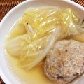そうぶぅ☆☆'s cooksnap of when they made 土鍋で作る♪白菜とハンバーグのコトコト煮.