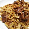 masamarose's cooksnap of when they made 美味しい！デミグラスソースパスタ★.